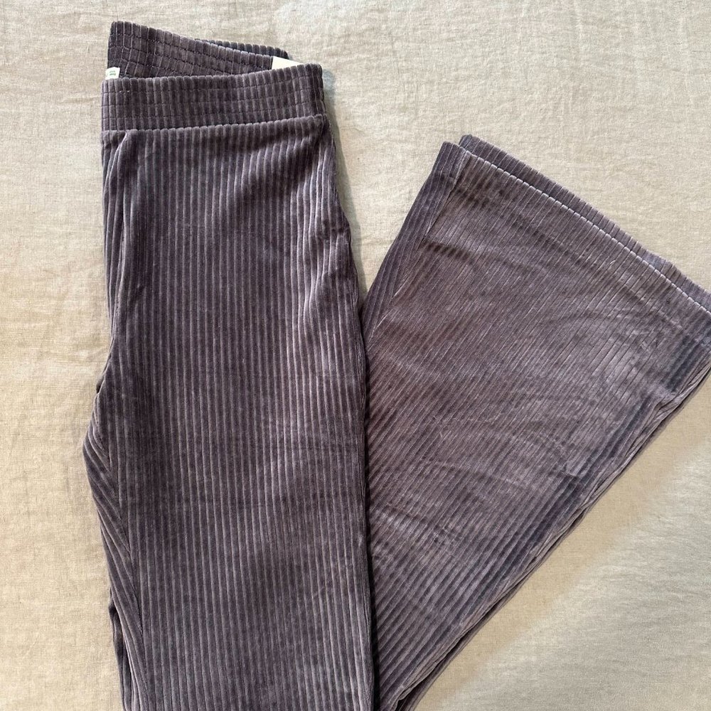 Cozy Ribbed Flare Pants